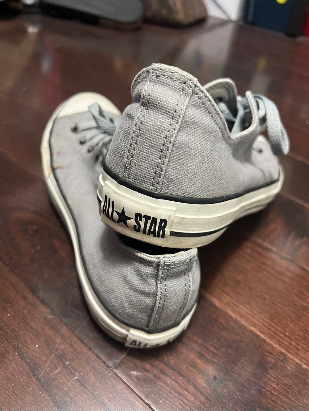 All Star Men's Low-Top Athletic Sneakers in Light Gray - Picture 3 of 4